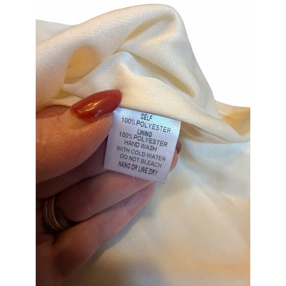 Shop Neighbor by In the Beginning Ivory Balloon Sleeve Dress - Size S - Picture 11 of 12